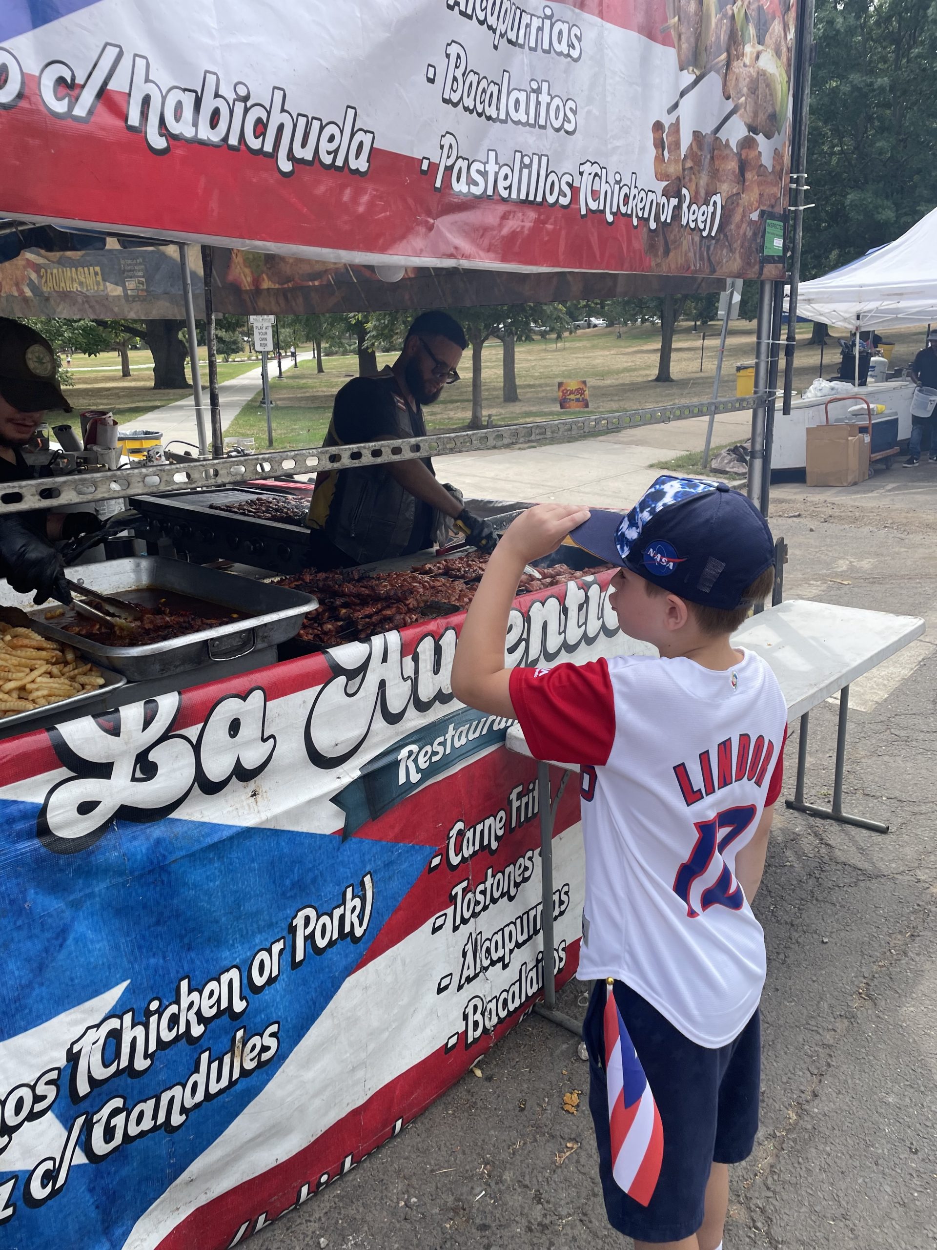 A scene from the 2022 Puerto Rican Day Parade in Hartford, Connecticut.